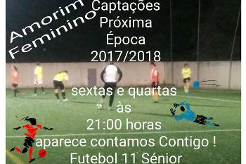 Jogadoras convidadas para representar o Amorim