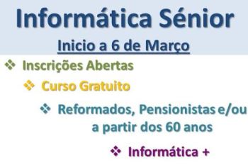 Seniores convidados para curso de informática